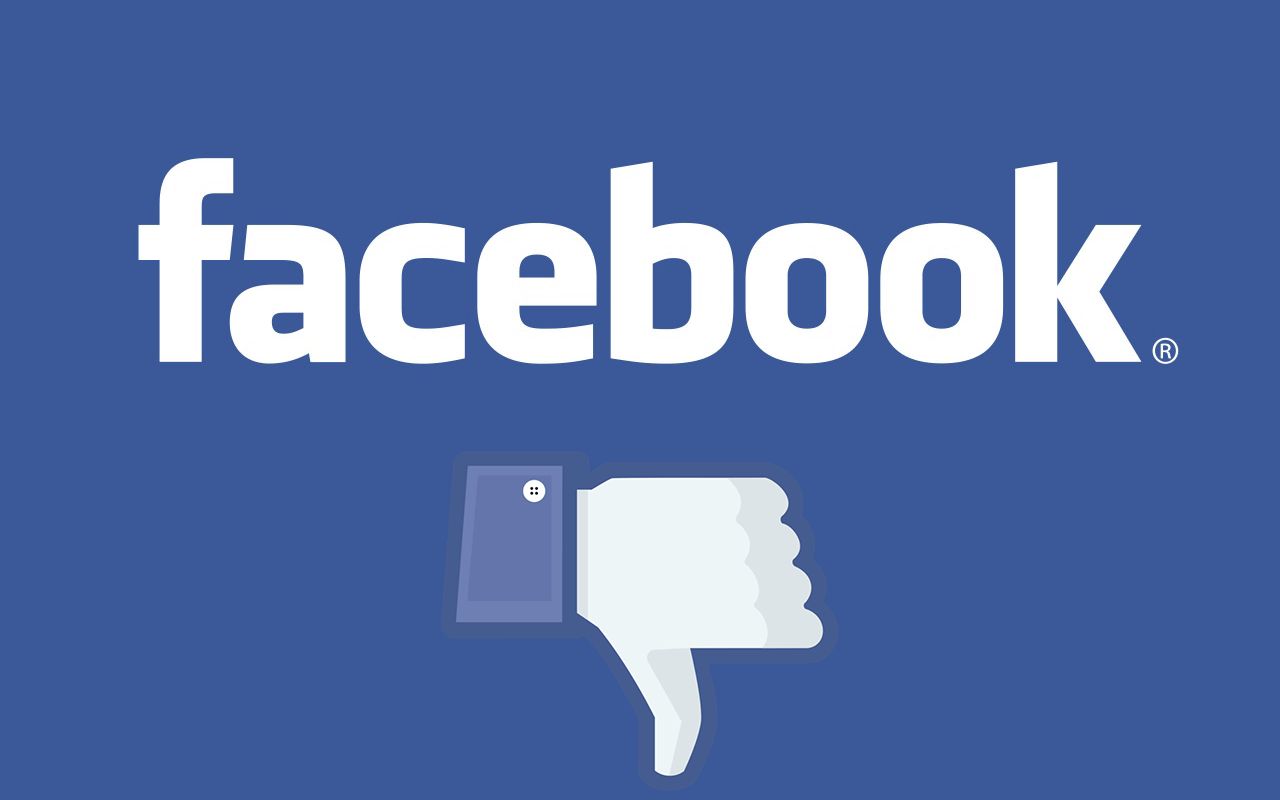 Pokles Facebooku